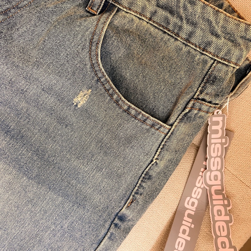 Missguided Light Blue Denim Jeans